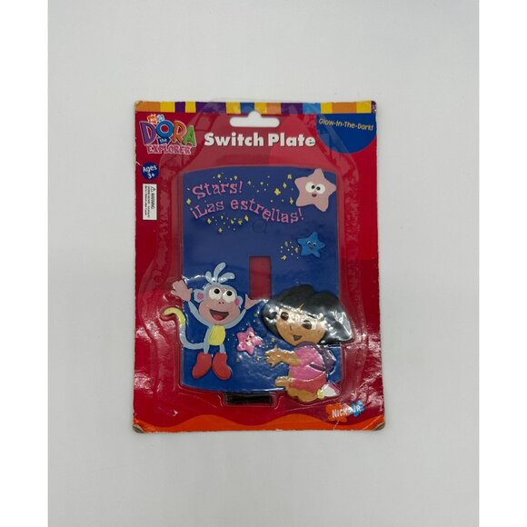 Vintage Dora the Explorer Light Switch Cover Switch Plate Glow in the Dark 2003 - Picture 2 of 9